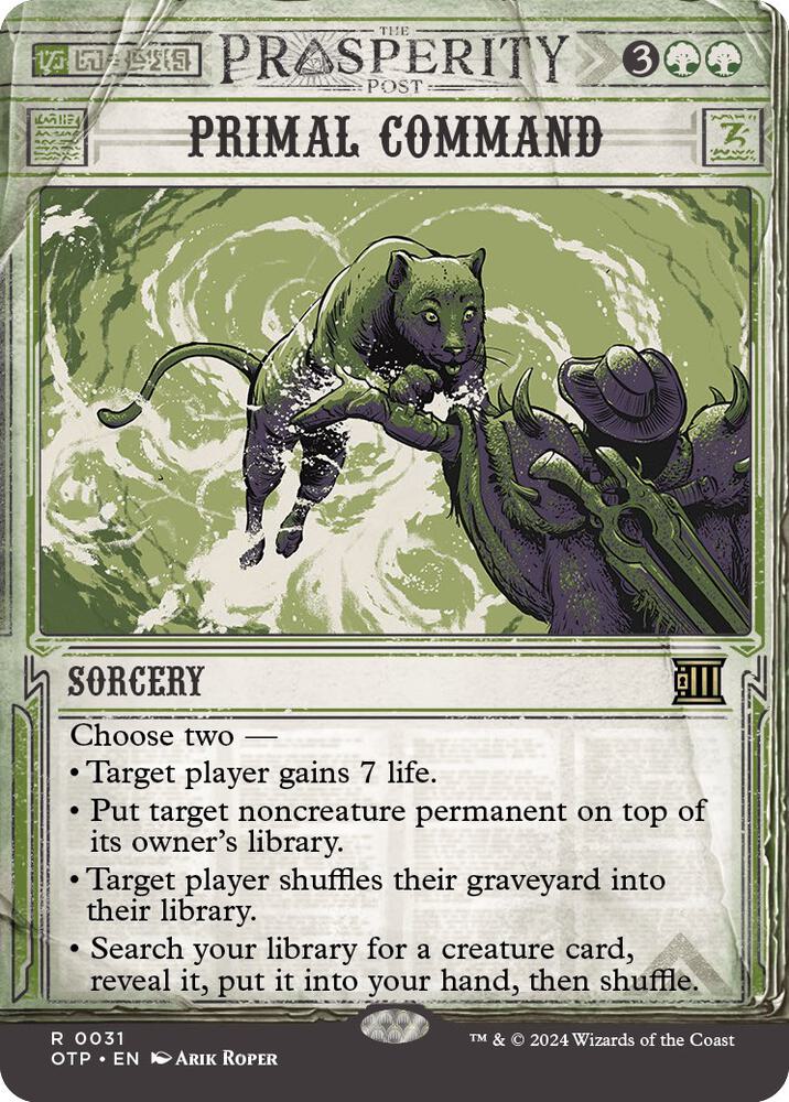 Primal Command (31) (OTP)