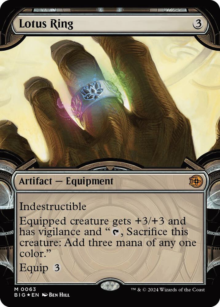 Lotus Ring (Showcase) (Raised Foil) (63) (BIG)
