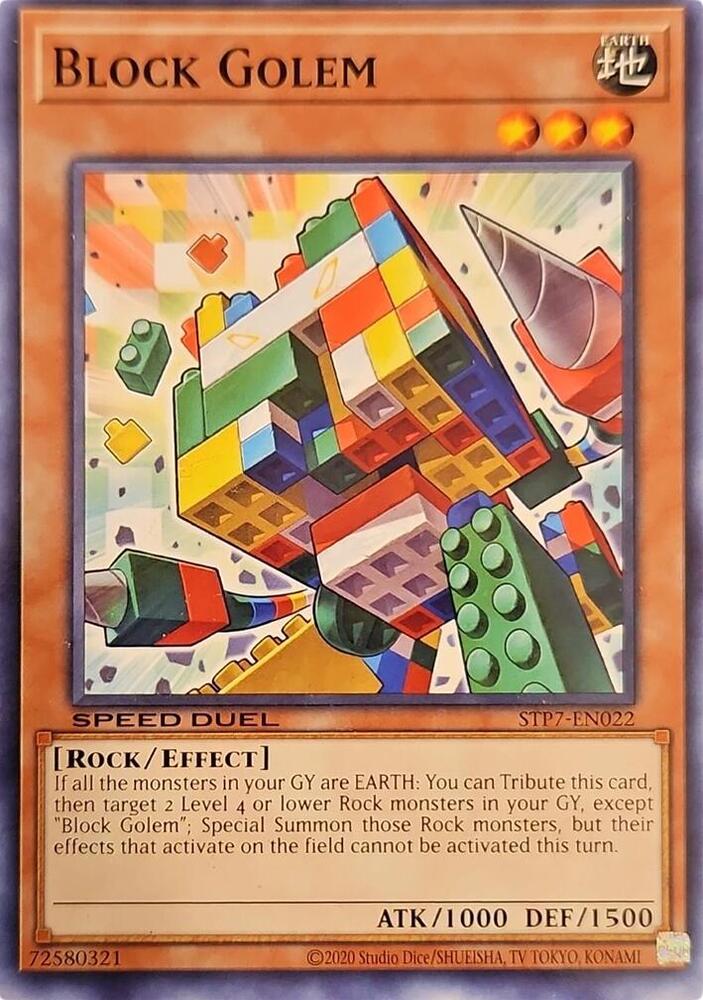 Block Golem (STP7-EN022) (STP7)