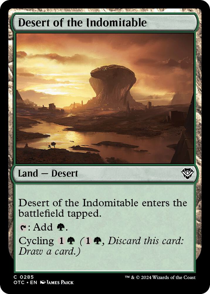 Desert of the Indomitable (285) (OTC)