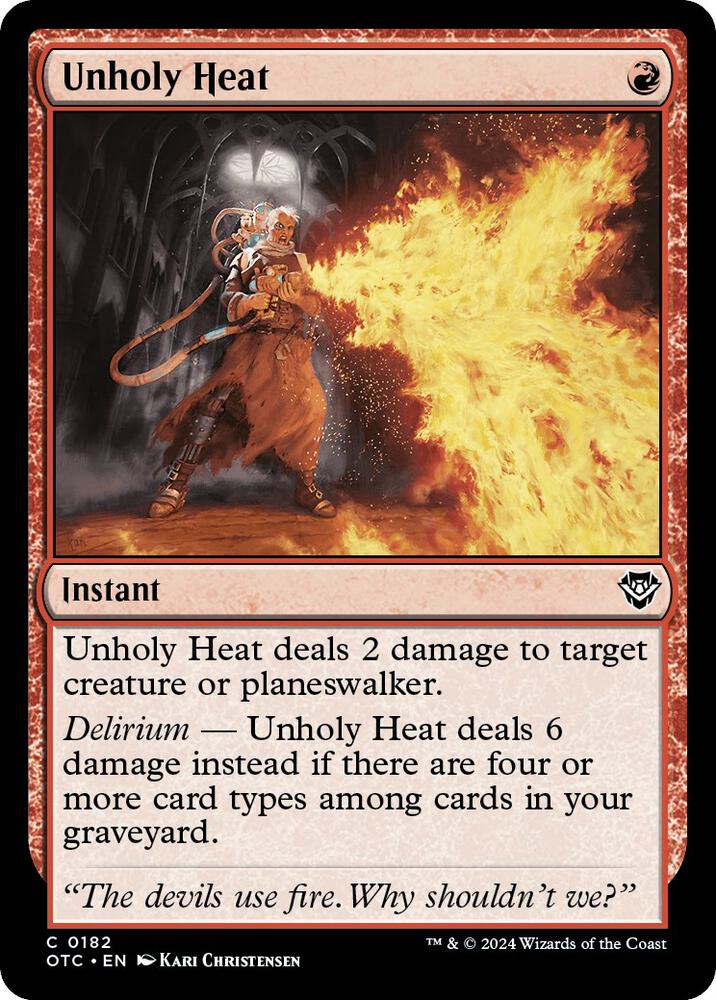 Unholy Heat (182) (OTC)