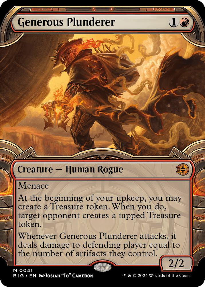 Generous Plunderer (Showcase) (41) (BIG)