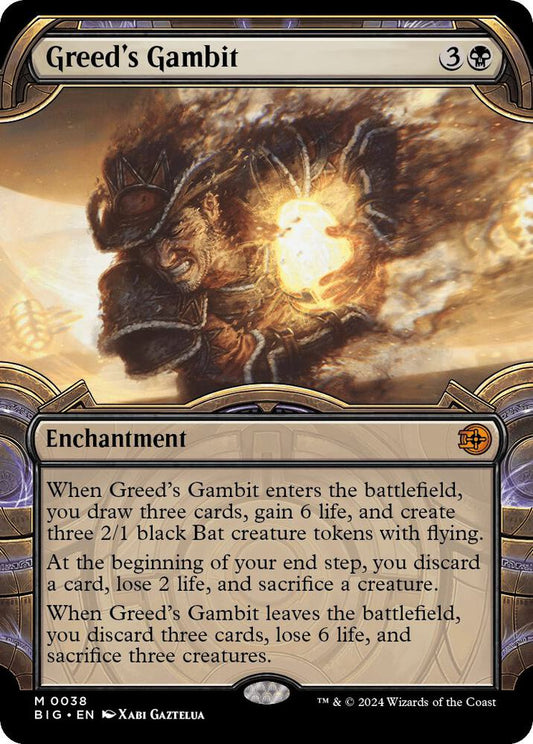 Image for Greed's Gambit (Showcase) (38) (BIG) - Magic: The Gathering