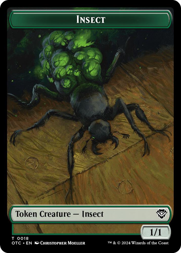Insect // Elemental (0017) Double-Sided Token (18 // 17) (OTC)