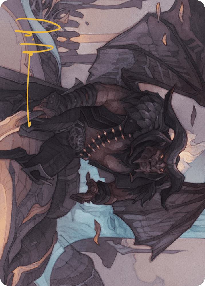 Rakdos Joins Up Art Card (Gold-Stamped Signature) (31) (ASOTJ)