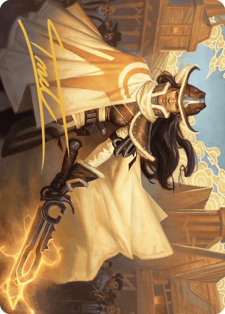 Omenport Vigilante Art Card (Gold-Stamped Signature) (3) (ASOTJ)