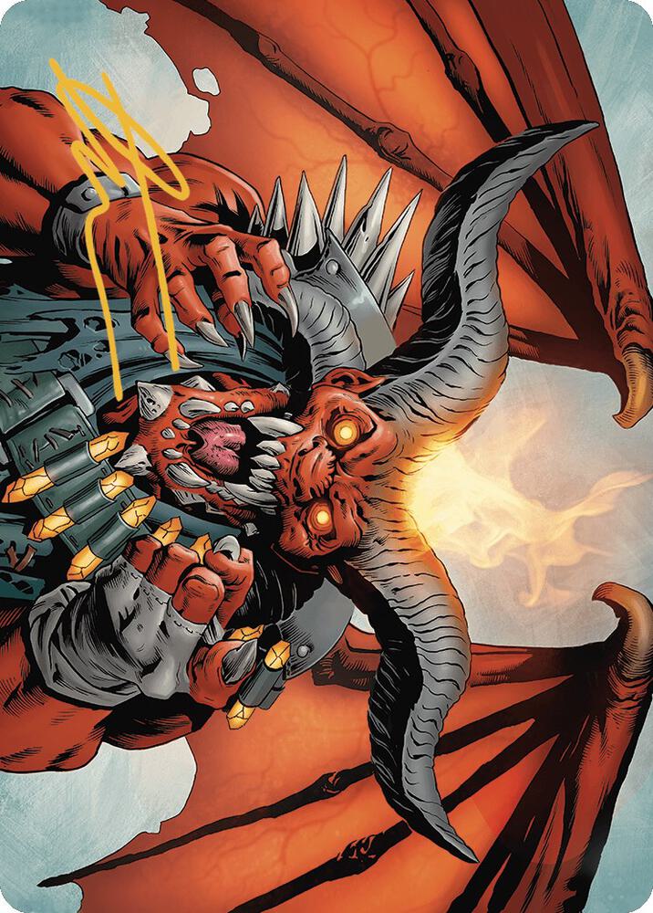 Rakdos, the Muscle Art Card (Gold-Stamped Signature) (53) (ASOTJ)