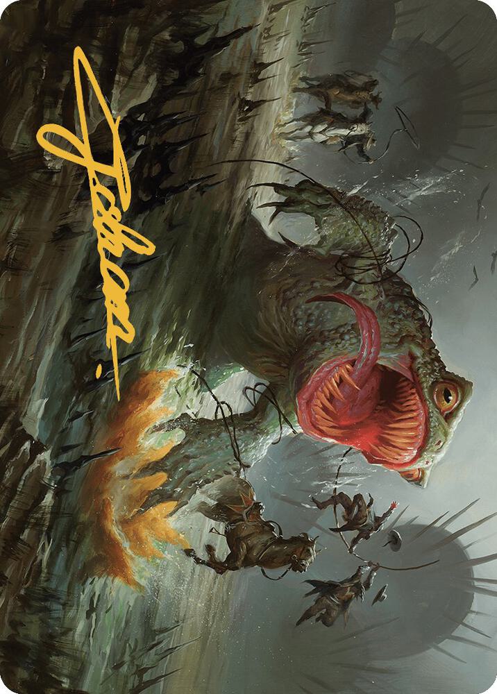 The Gitrog, Ravenous Ride Art Card (Gold-Stamped Signature) (22) (ASOTJ)
