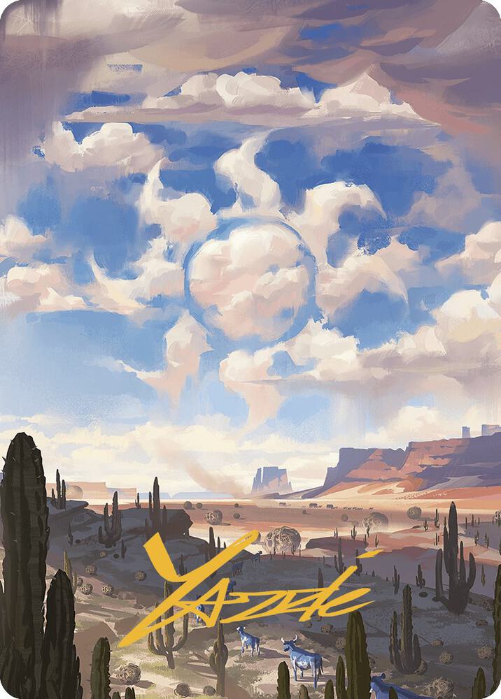 Plains Art Card (Gold-Stamped Signature) (36) (ASOTJ)
