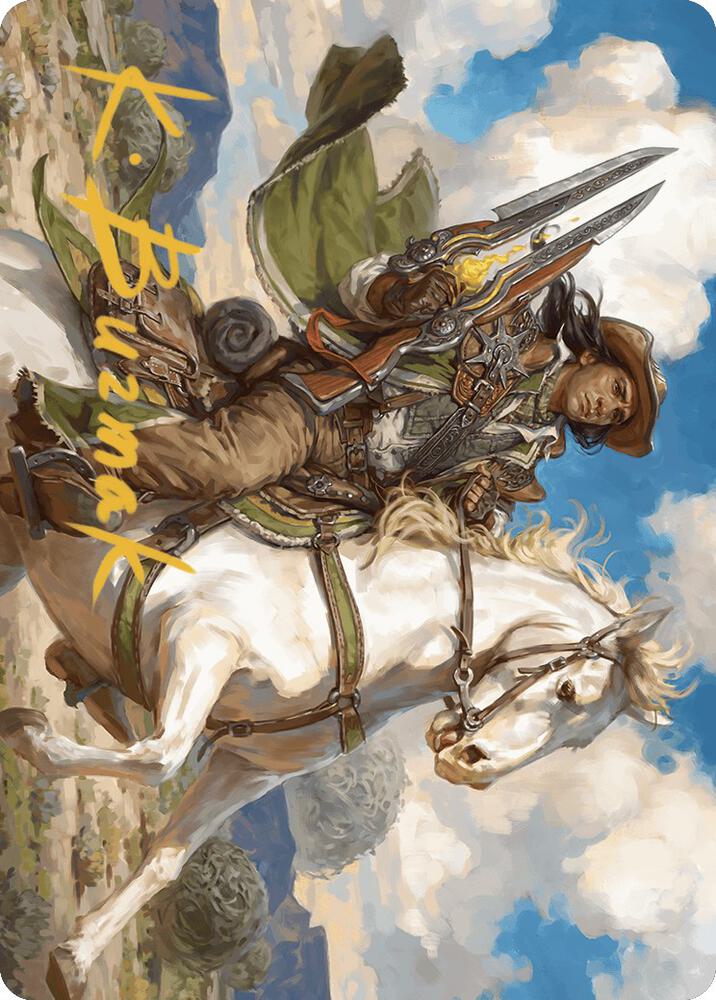 Wylie Duke, Atiin Hero Art Card (Gold-Stamped Signature) (35) (ASOTJ)