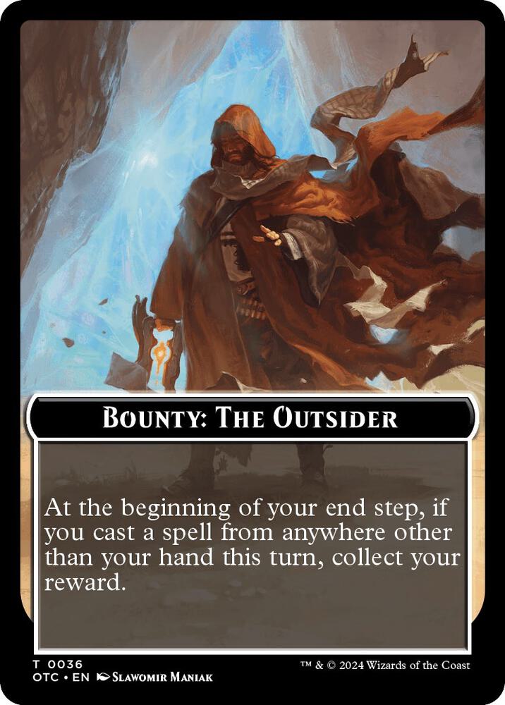 Bounty: The Outsider // Bounty Rules Double-Sided Token (36) (OTC)