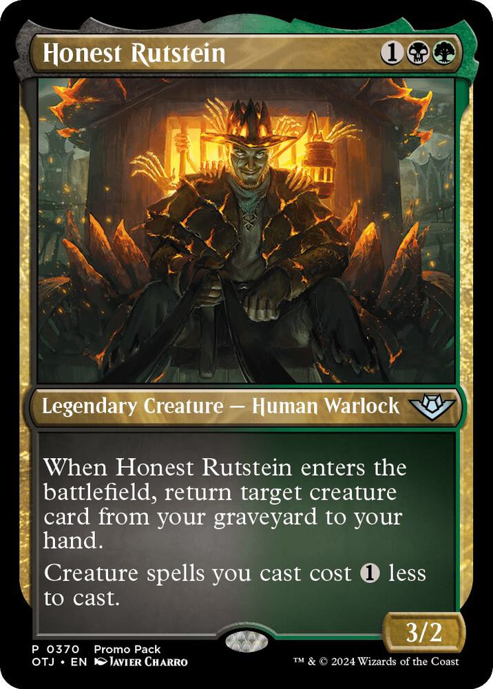 Honest Rutstein (370) (PPOTJ)