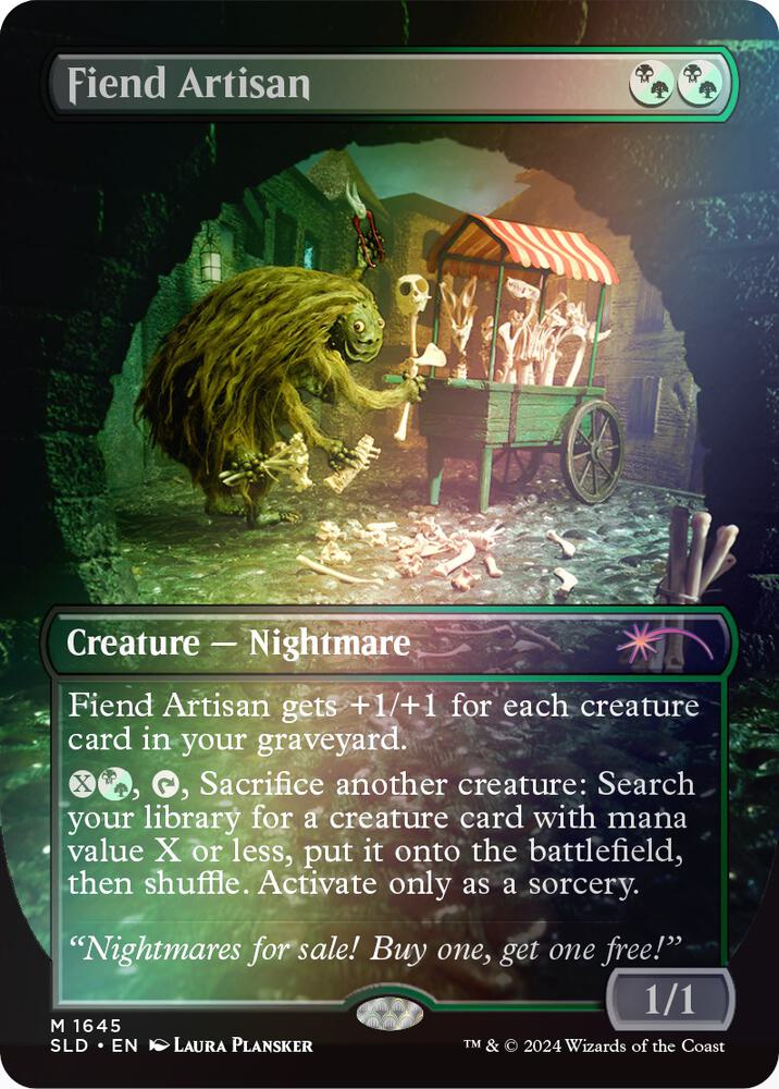Fiend Artisan (Rainbow Foil) (1645) (SLD)
