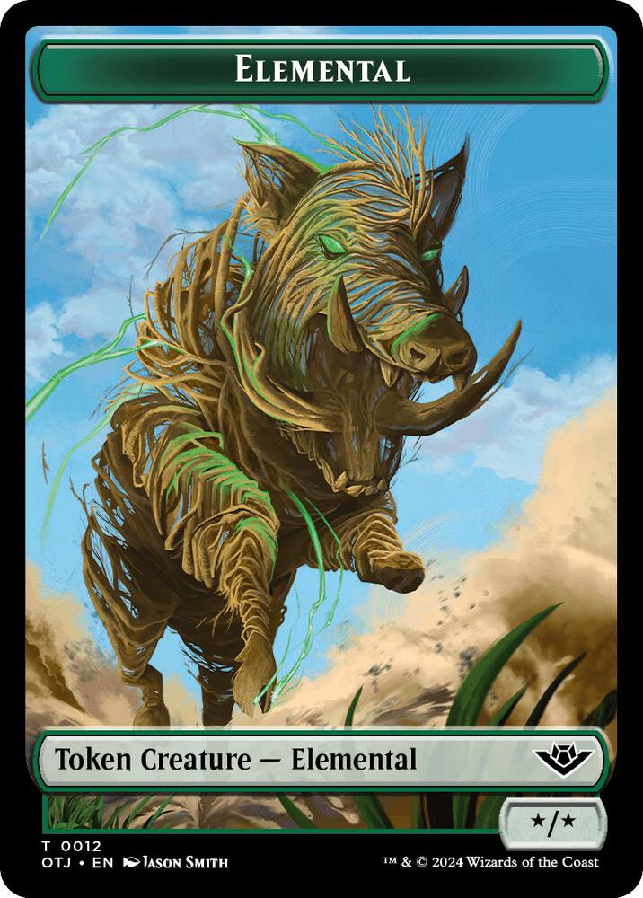 Elemental Token (12) (OTJ)