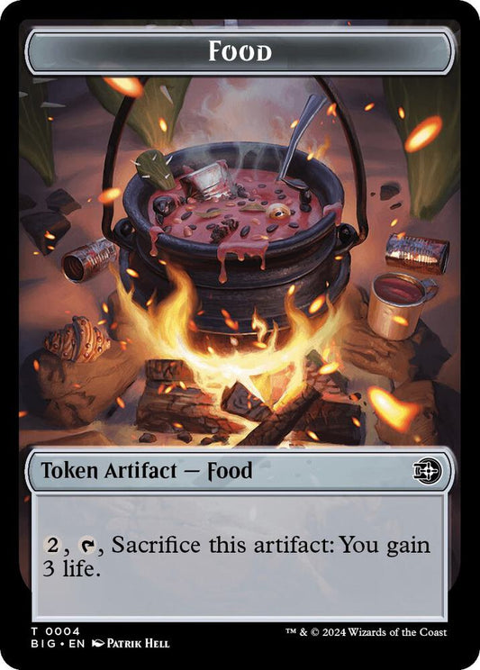 Image for Food // Plot Double-Sided Token (4 // 20) (BIG) - Magic: The Gathering