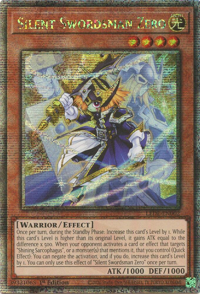 Silent Swordsman Zero (Quarter Century Secret Rare) (LEDE-EN002) (LEDE)