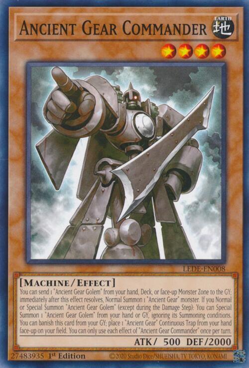 Ancient Gear Commander (LEDE-EN008) (LEDE)