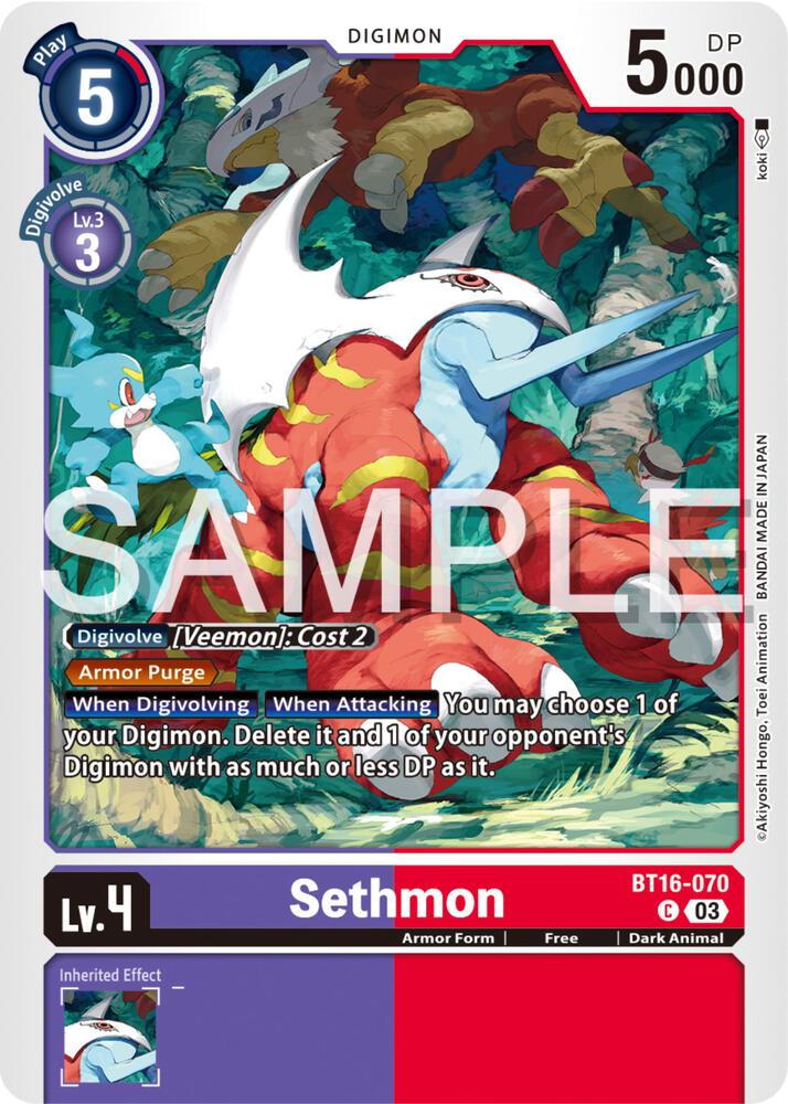 Sethmon (BT16-070 C) (BT-16)