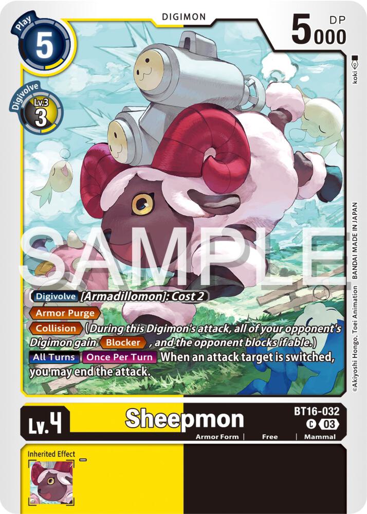 Sheepmon (BT16-032 C) (BT-16)