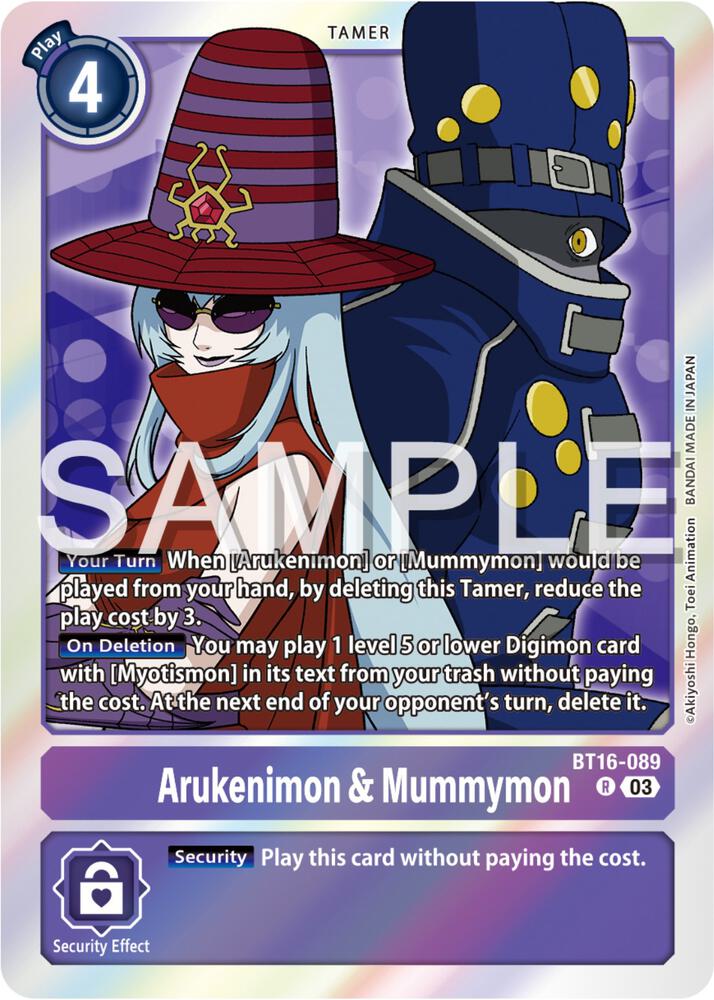Arukenimon & Mummymon (BT16-089 R) (BT-16)