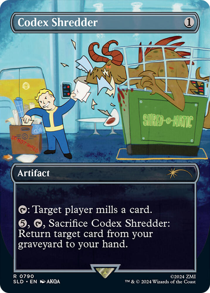 Codex Shredder (Rainbow Foil) (790) (SLD)