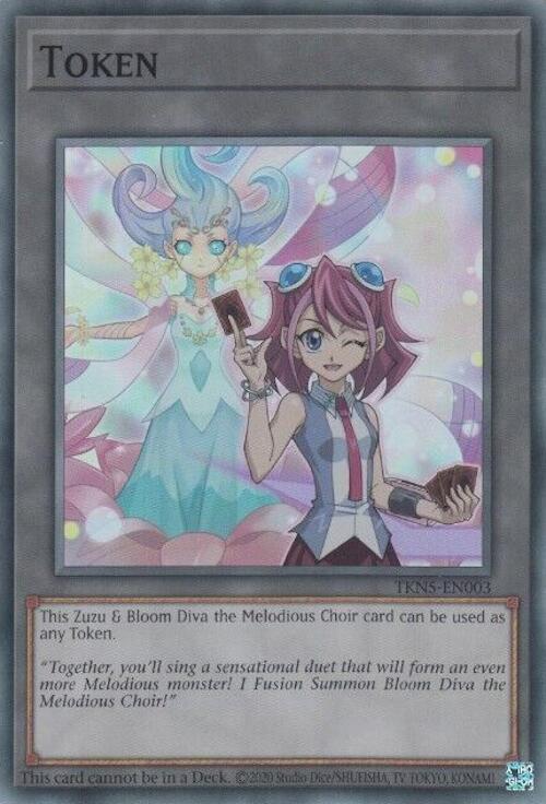 Token: Zuzu and Bloom Diva the Melodious Choir (TKN5-EN003) (LEDE)