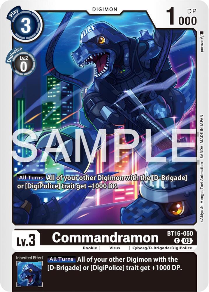 Commandramon (BT16-050 C) (BT-16)