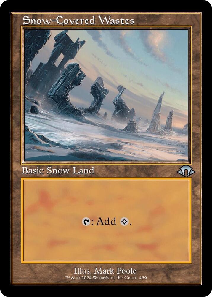 Snow-Covered Wastes (Retro Frame) (439) (MH3)