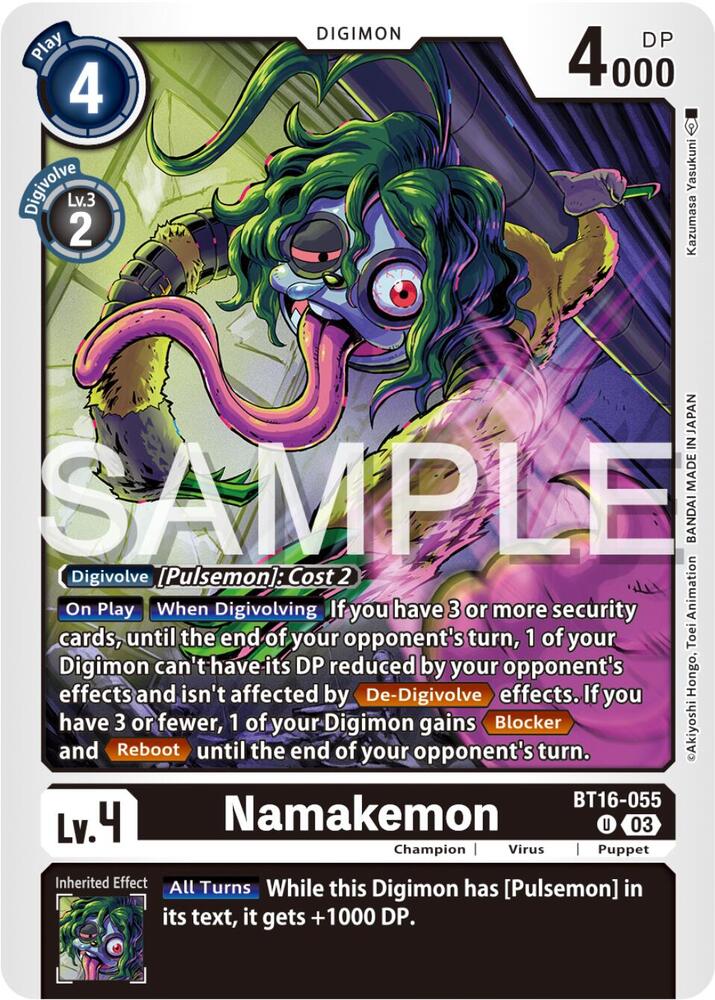 Namakemon (BT16-055 U) (BT-16)