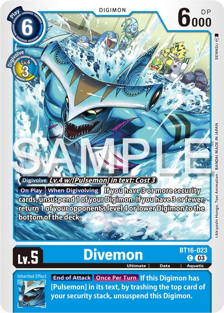 Divemon (BT16-023 C) (BT-16)