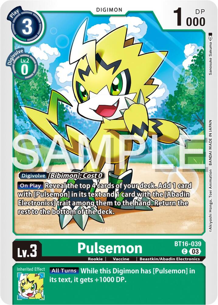 Pulsemon (BT16-039 C) (BT-16)