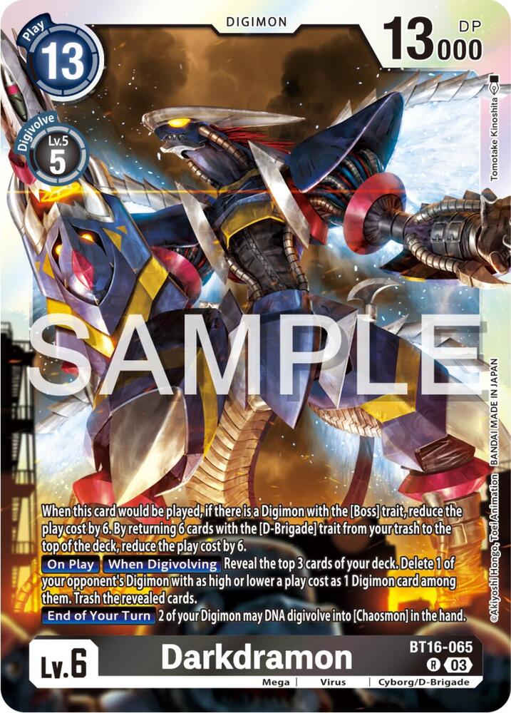 Darkdramon (BT16-065 R) (BT-16)
