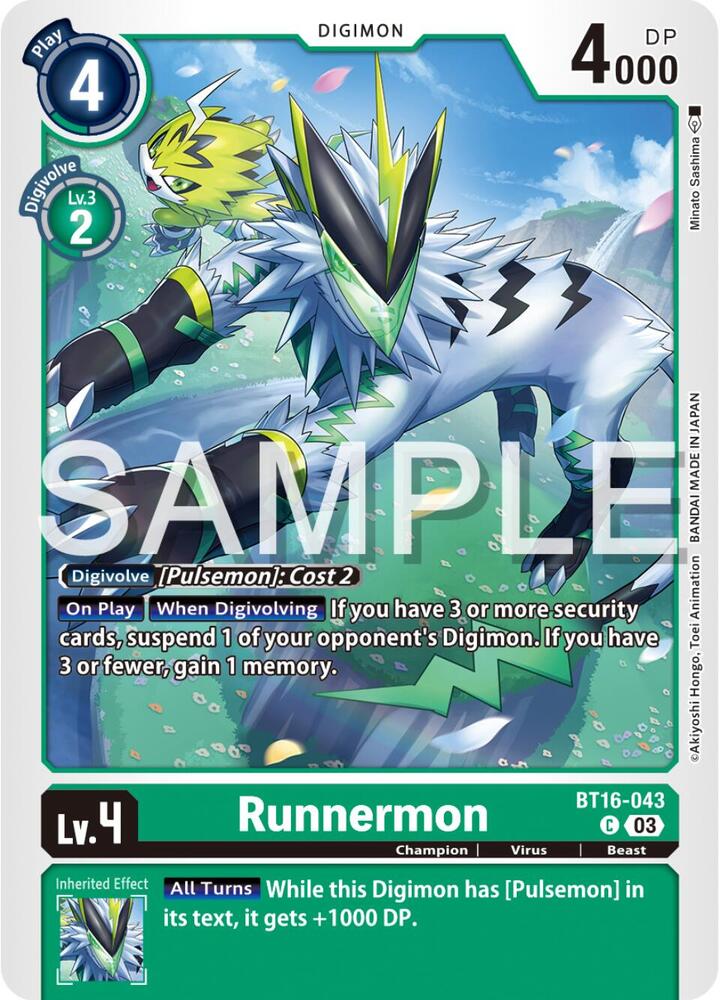 Runnermon (BT16-043 C) (BT-16)