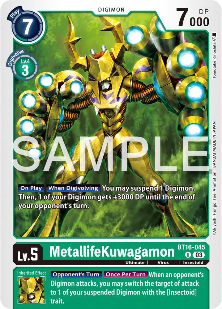 MetallifeKuwagamon (BT16-045 U) (BT-16)