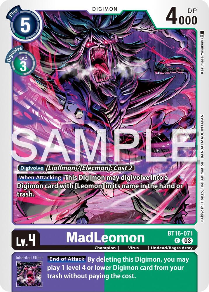 MadLeomon (BT16-071 C) (BT-16)