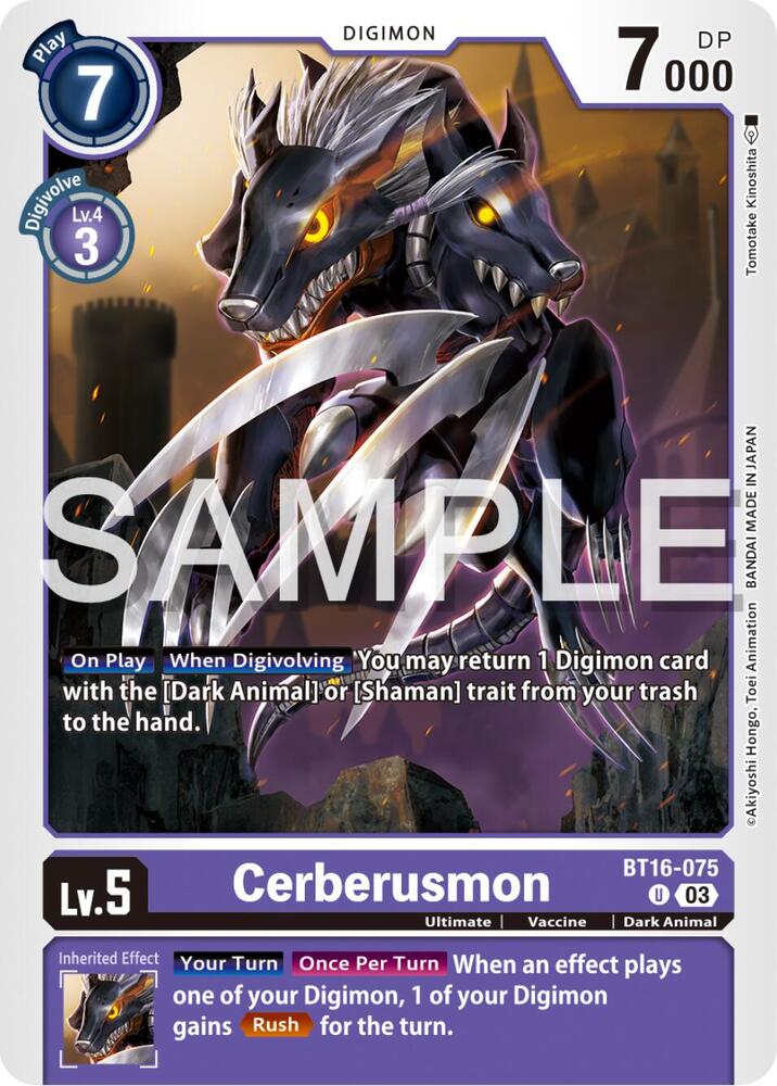 Cerberusmon (BT16-075 U) (BT-16)