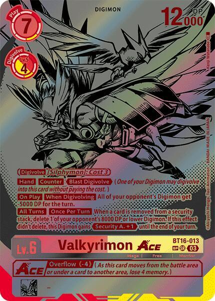 Valkyrimon ACE (Textured) (BT16-013 SR) (BT-16)