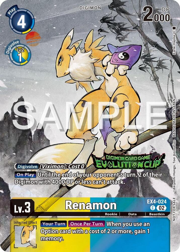 Renamon - EX4-024 (2024 Evolution Cup) (EX4-024 C) (EX-04)