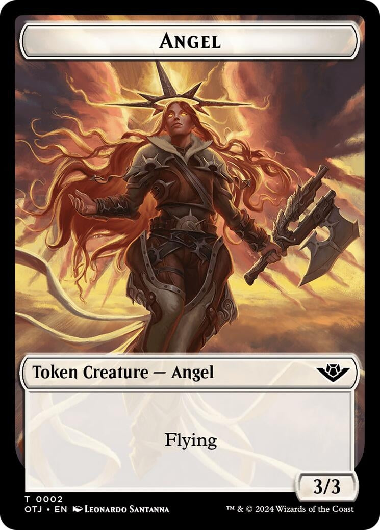 Angel // Plot Double-Sided Token (2 // 20) (OTJ)