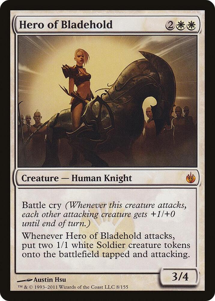 Hero of Bladehold (Mirrodin Besieged) (8) (OVER)