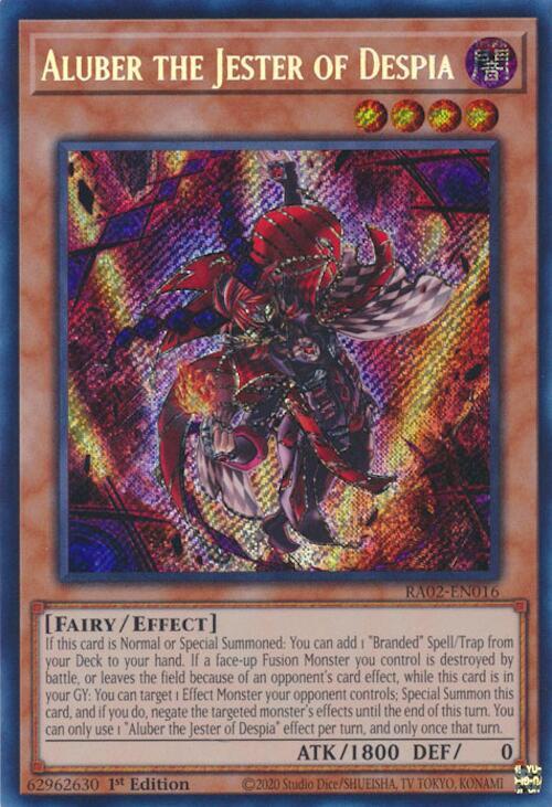 Aluber the Jester of Despia (Secret Rare) (RA02-EN016) (RA02)