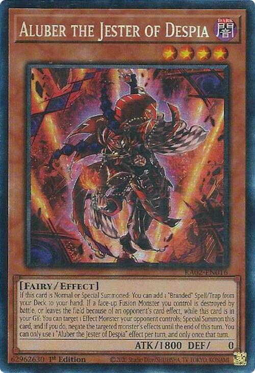 Aluber the Jester of Despia (PCR) (RA02-EN016) (RA02)