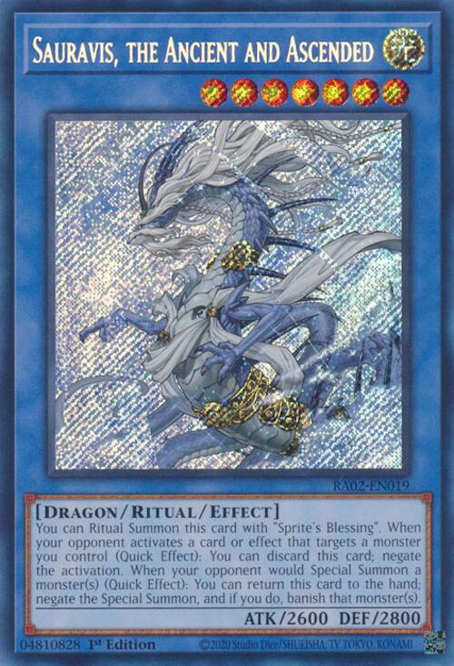 Sauravis, the Ancient and Ascended (Secret Rare) (RA02-EN019) (RA02)