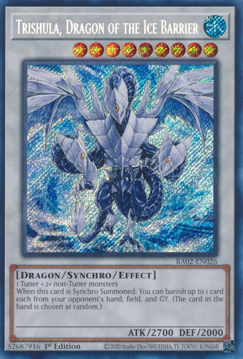 Trishula, Dragon of the Ice Barrier (Secret Rare) (RA02-EN026) (RA02)