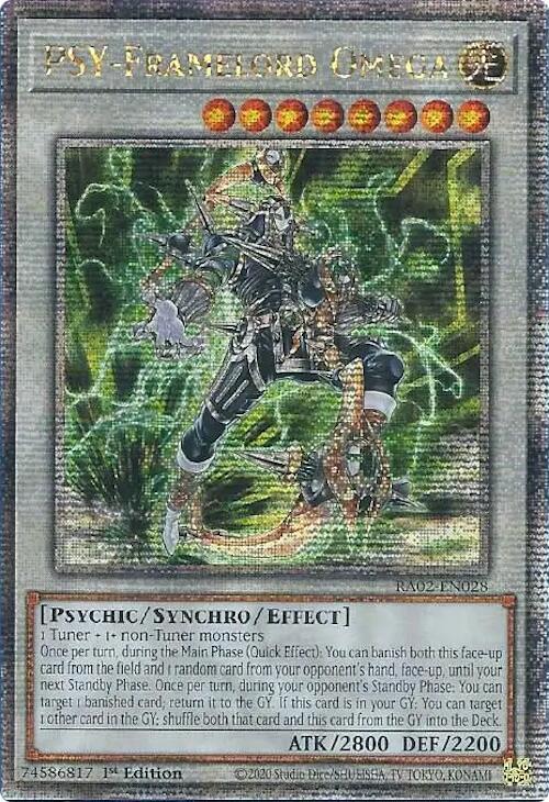 PSY-Framelord Omega (Quarter Century Secret Rare) (RA02-EN028) (RA02)