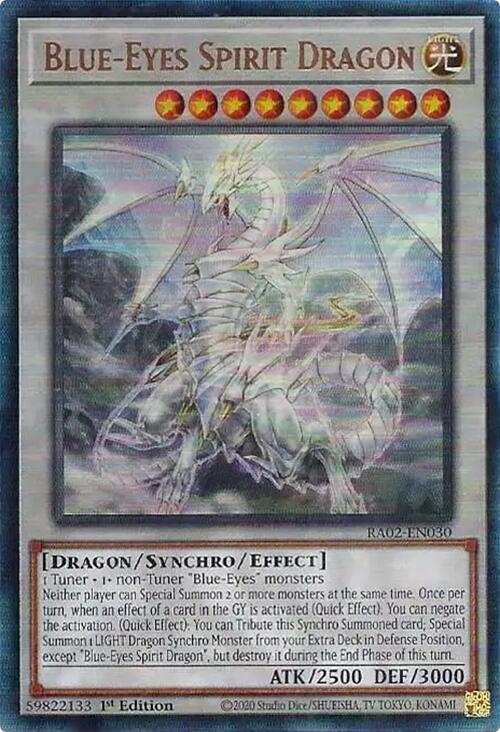 Blue-Eyes Spirit Dragon (PUR) (RA02-EN030) (RA02)