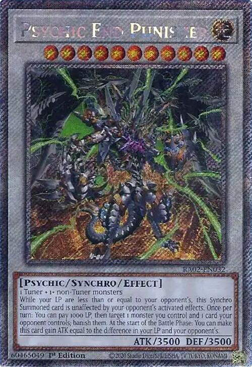 Psychic End Punisher (Platinum Secret Rare) (RA02-EN032) (RA02)