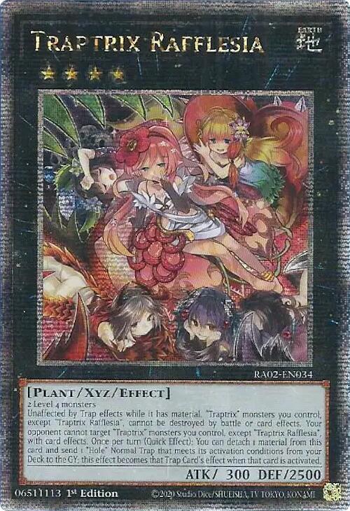 Traptrix Rafflesia (Quarter Century Secret Rare) (RA02-EN034) (RA02)