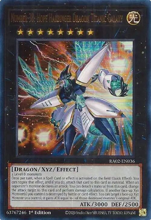 Number 38: Hope Harbinger Dragon Titanic Galaxy (UR) (RA02-EN036) (RA02)