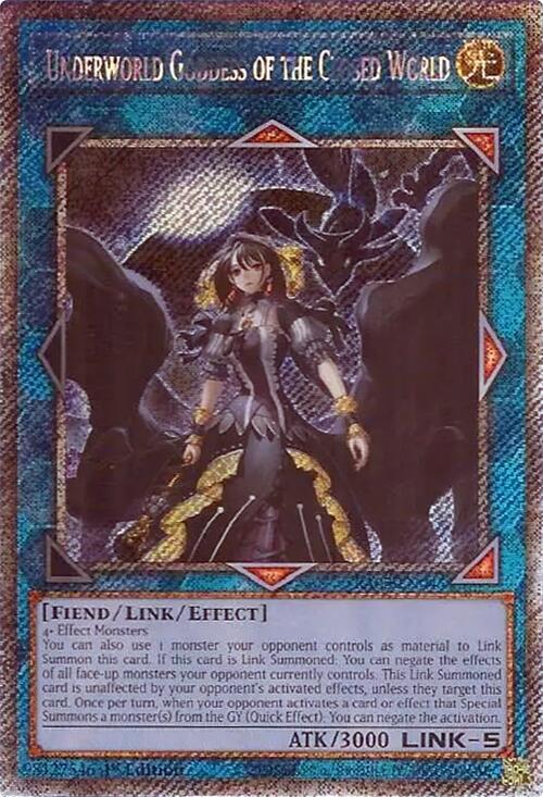 Underworld Goddess of the Closed World (Platinum Secret Rare) (RA02-EN045) (RA02)